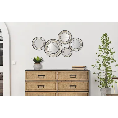 PANEL ŻELAZNY Z LUSTREM OPORTO 111X9,5X59 cm